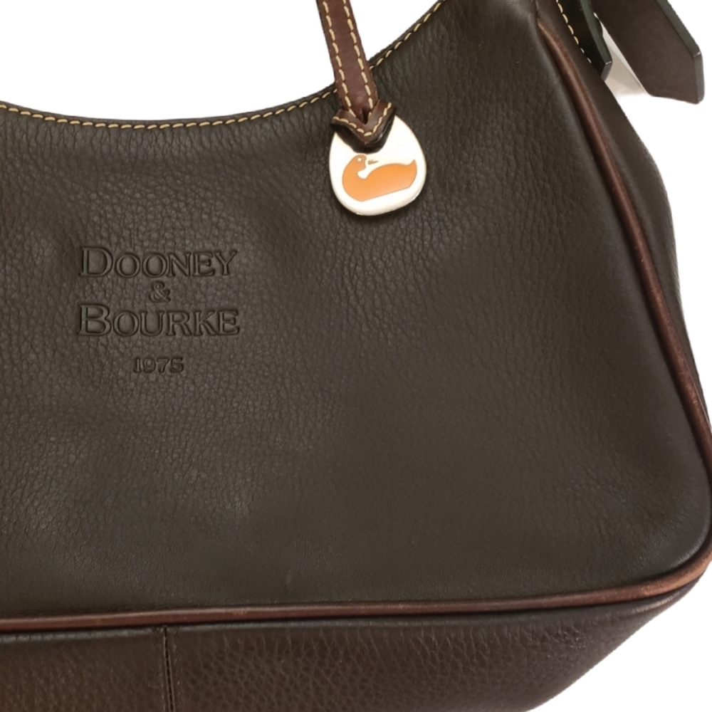 Dooney and Bourke Pebbled Leather Hobo Handbag - Picture 7 of 16